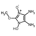 CAS 登录号：898250-16-3， 4,5-二氨基-2-甲氧基-1H-咪唑-1-醇3-氧化物