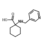 CAS 登录号：898393-33-4， 1-[(3-吡啶基甲基)氨基]环己烷羧酸