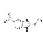CAS 登录号：89843-42-5， 2-甲氧基-5-硝基-1H-苯并咪唑