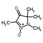 CAS 登录号：89851-97-8， 1,3,5,5-四甲基-1,5-二氢-4H-吡唑-4-酮2-氧化物