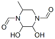 CAS#: 89852-26-6, 2,3-Dihydroxy-5-Methyl-1,4-Piperazinedicarboxaldehyde