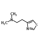 CAS 登录号：89852-41-5， N,N-二甲基-2-(1,3-噻唑-4-基)乙胺