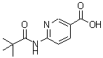 CAS 登录号：898561-66-5， 6-[(2,2-二甲基丙烷酰基)氨基]烟酸