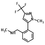 CAS 登录号：898598-62-4， N-甲基-1-{2-[1-甲基-3-(三氟甲基)-1H-吡唑-5-基]苯基}甲胺