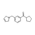 CAS 登录号：898749-72-9， 环戊基[3-(2,5-二氢-1H-吡咯-1-基甲基)苯基]甲酮