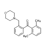 CAS 登录号：898750-53-3， (2,6-二甲基苯基)[2-(4-吗啉基甲基)苯基]甲酮