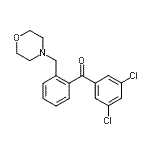 CAS#: 898751-09-2, (3,5-Dichlorophenyl)[2-(4-morpholinylmethyl)phenyl]methanone