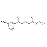 CAS 登录号：898751-46-7， 乙基5-(3-甲基苯基)-5-氧代戊酸酯