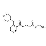 CAS#: 898751-49-0, Ethyl 5-[2-(4-morpholinylmethyl)phenyl]-5-oxopentanoate