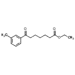 CAS 登录号：898751-54-7， 乙基7-(3-甲基苯基)-7-氧代庚酸酯
