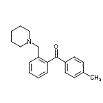 CAS 登录号：898751-71-8， (4-甲基苯基)[2-(1-哌啶基甲基)苯基]甲酮