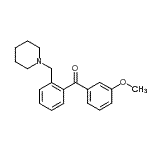 CAS 登录号：898751-77-4， (3-甲氧基苯基)[2-(1-哌啶基甲基)苯基]甲酮