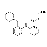 CAS#: 898751-92-3, Ethyl 2-[2-(1-piperidinylmethyl)benzoyl]benzoate