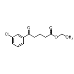 CAS 登录号：898752-16-4， 乙基5-(3-氯苯基)-5-氧代戊酸酯