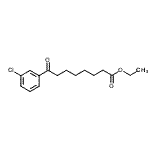 CAS#: 898752-20-0, Ethyl 8-(3-chlorophenyl)-8-oxooctanoate