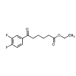 CAS 登录号：898752-26-6， 乙基6-(3,4-二氟苯基)-6-氧代己酸酯