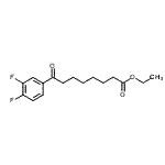 CAS 登录号：898752-31-3， 乙基8-(3,4-二氟苯基)-8-氧代辛酸酯