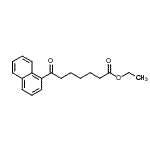 CAS 登录号：898752-79-9， 乙基7-(1-萘基)-7-氧代庚酸酯