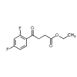 CAS 登录号：898753-06-5， 乙基4-(2,4-二氟苯基)-4-氧代丁酸酯