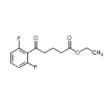 CAS 登录号：898753-24-7， 乙基5-(2,6-二氟苯基)-5-氧代戊酸酯