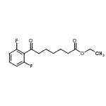 CAS 登录号：898753-28-1， 乙基7-(2,6-二氟苯基)-7-氧代庚酸酯