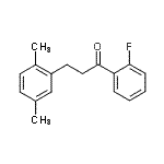 CAS#: 898753-78-1, 3-(2,5-Dimethylphenyl)-1-(2-fluorophenyl)-1-propanone