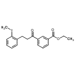 CAS 登录号：898754-42-2， 乙基3-{3-[2-(甲硫基)苯基]丙酰}苯甲酸酯