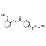 CAS 登录号：898754-45-5， 乙基4-{3-[2-(甲硫基)苯基]丙酰}苯甲酸酯