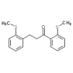 CAS 登录号：898754-48-8， 1,3-二[2-(甲硫基)苯基]-1-丙酮