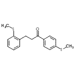 CAS 登录号：898754-51-3， 3-[2-(甲硫基)苯基]-1-[4-(甲硫基)苯基]-1-丙酮