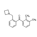 CAS 登录号：898754-85-3， [2-(1-氮杂环丁基甲基)苯基](2,3-二甲基苯基)甲酮