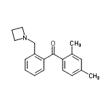 CAS 登录号：898754-87-5， [2-(1-氮杂环丁基甲基)苯基](2,4-二甲基苯基)甲酮