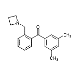 CAS 登录号：898754-95-5， [2-(1-氮杂环丁基甲基)苯基](3,5-二甲基苯基)甲酮