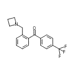 CAS 登录号：898755-11-8， [2-(1-氮杂环丁基甲基)苯基][4-(三氟甲基)苯基]甲酮