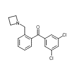 CAS 登录号：898755-29-8， [2-(1-氮杂环丁基甲基)苯基](3,5-二氯苯基)甲酮