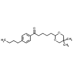 CAS 登录号：898755-45-8， 1-(4-丁基苯基)-5-(5,5-二甲基-1,3-二恶烷-2-基)-1-戊酮