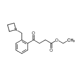 CAS 登录号：898755-53-8， 乙基4-[2-(1-氮杂环丁基甲基)苯基]-4-氧代丁酸酯