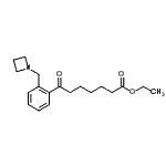 CAS 登录号：898755-61-8， 乙基7-[2-(1-氮杂环丁基甲基)苯基]-7-氧代庚酸酯