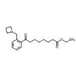 CAS 登录号：898755-64-1， 乙基8-[2-(1-氮杂环丁基甲基)苯基]-8-氧代辛酸酯
