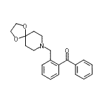 CAS 登录号：898755-69-6， [2-(1,4-二氧杂-8-氮杂螺[4.5]癸-8-基甲基)苯基](苯基)甲酮