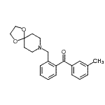 CAS 登录号：898755-74-3， [2-(1,4-二氧杂-8-氮杂螺[4.5]癸-8-基甲基)苯基](3-甲基苯基)甲酮