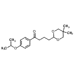 CAS 登录号：898755-81-2， 4-(5,5-二甲基-1,3-二恶烷-2-基)-1-(4-异丙氧基苯基)-1-丁酮