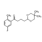 CAS 登录号：898755-96-9， 4-(5,5-二甲基-1,3-二恶烷-2-基)-1-(5-氟-2-甲基苯基)-1-丁酮