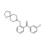 CAS 登录号：898756-04-2， [2-(1,4-二氧杂-8-氮杂螺[4.5]癸-8-基甲基)苯基](3-氟苯基)甲酮