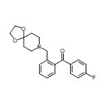 CAS 登录号：898756-05-3， [2-(1,4-二氧杂-8-氮杂螺[4.5]癸-8-基甲基)苯基](4-氟苯基)甲酮