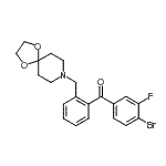 CAS#: 898756-17-7, (4-Bromo-3-fluorophenyl)[2-(1,4-dioxa-8-azaspiro[4.5]dec-8-ylmethyl)phenyl]methanone