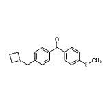 CAS 登录号：898756-37-1， [4-(1-氮杂环丁基甲基)苯基][4-(甲硫基)苯基]甲酮