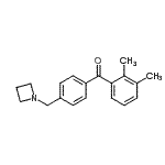 CAS 登录号：898756-58-6， [4-(1-氮杂环丁基甲基)苯基](2,3-二甲基苯基)甲酮