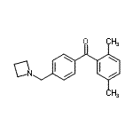 CAS 登录号：898756-64-4， [4-(1-氮杂环丁基甲基)苯基](2,5-二甲基苯基)甲酮