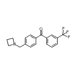 CAS 登录号：898756-84-8， [4-(1-氮杂环丁基甲基)苯基][3-(三氟甲基)苯基]甲酮